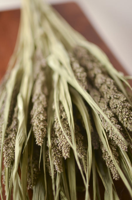 Dried tapestry millet