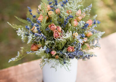Arrangement with English lavender