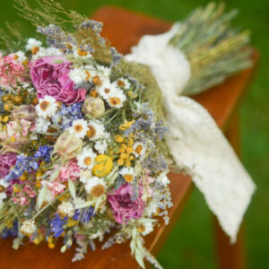 Summer wildflowers bridal bouquet